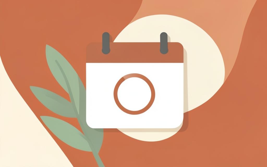 Illustration representing menstrual health and cycle tracking